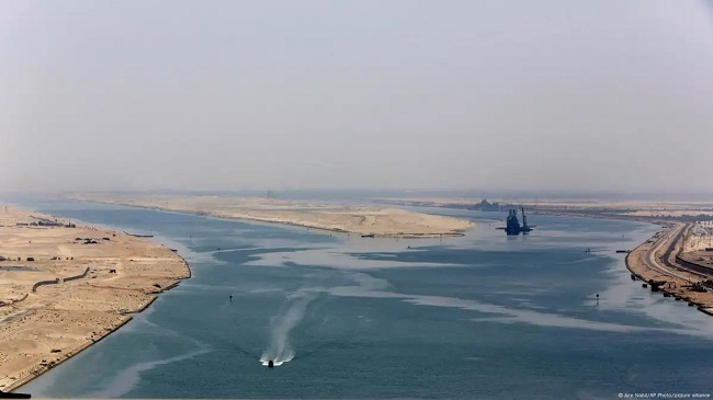 Suez Canal Double lane