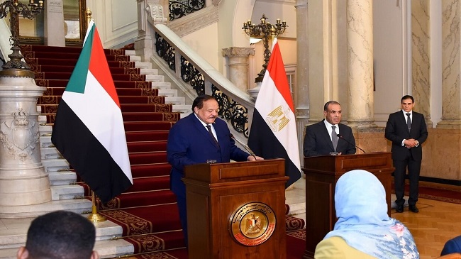 Egypt and Sudan FMs