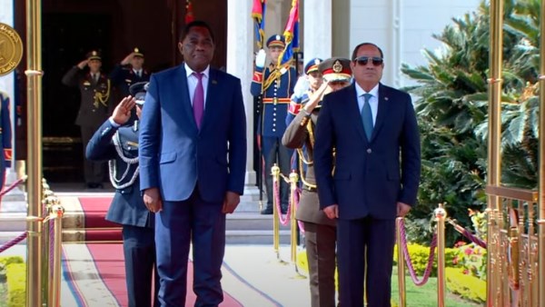 President Sisi received President Hakainde Hichilema