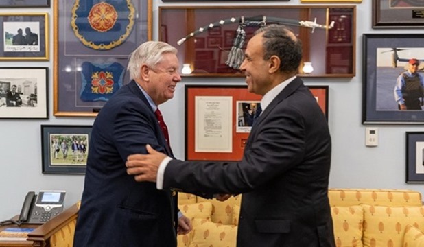US Senator Lindsey Graham, Badr Abdel Ati