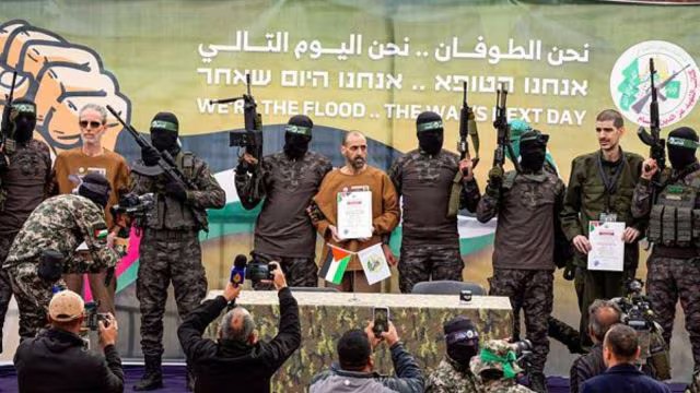 Hamas releases 5th batch of Israeli hostages