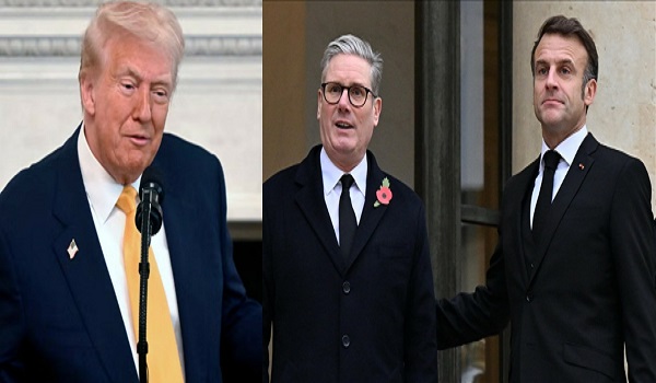 Trump, Britain and France leaders