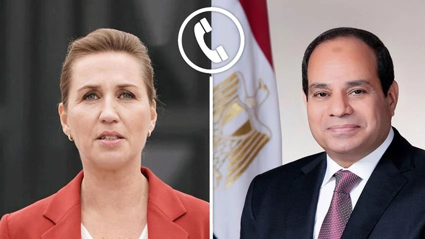 President SIsi speaks with Danish PM