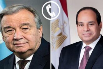 President Sisi and UN Secretary-General Guterres