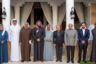 Crown Prince Mohamed bin Salman hosts a friendly meeting