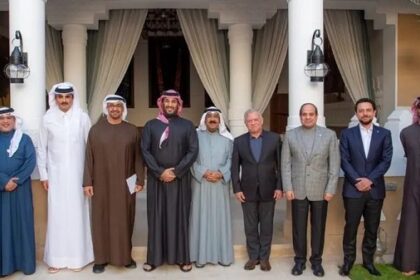 Crown Prince Mohamed bin Salman hosts a friendly meeting
