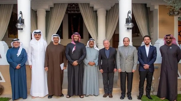 Crown Prince Mohamed bin Salman hosts a friendly meeting