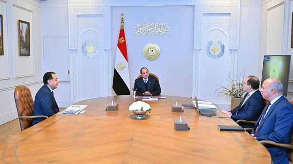 President Sisi, Madbouly and Kojak