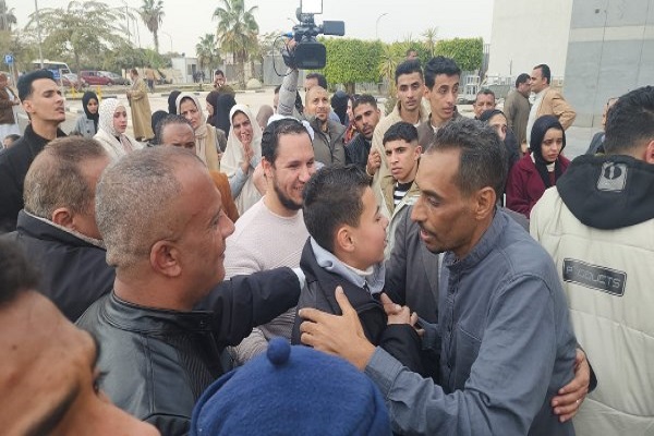 Freed Egyptian hostages