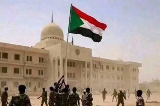 Sudanese army in Presidential Palace