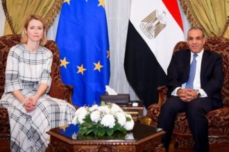 Kaja Kallas and Badr Abdel Ati