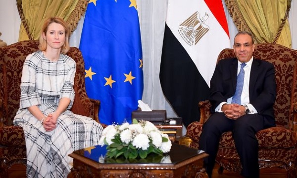 Kaja Kallas and Badr Abdel Ati