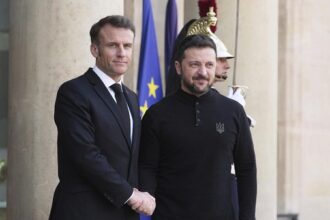Macron and Zelenskyy