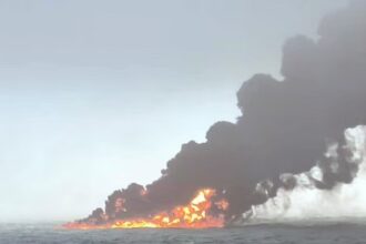 Oil tanker explodes