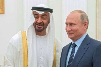 Putin and Mohamed Bin Zayed
