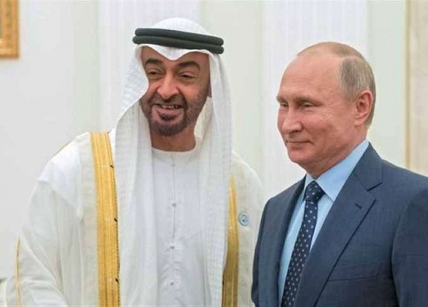 Putin and Mohamed Bin Zayed