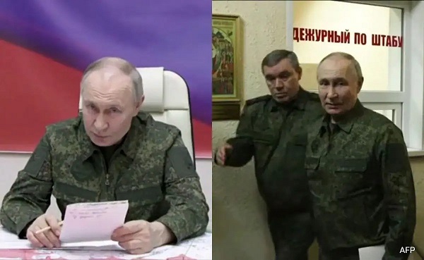 Putin military uniform