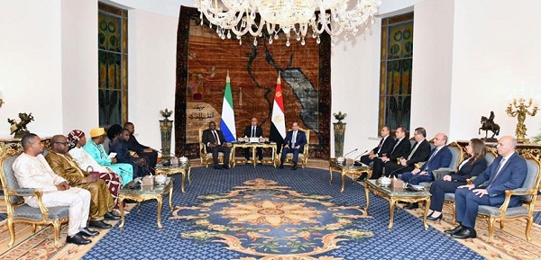 Sisi and President of Sierra Leone