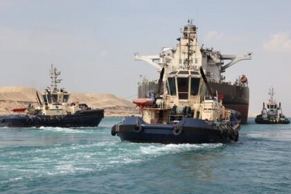 Suez Canal towing