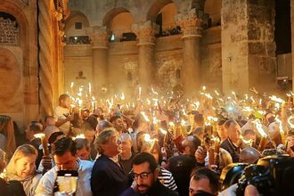 Holy Fire procession