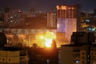 Kiev under attack