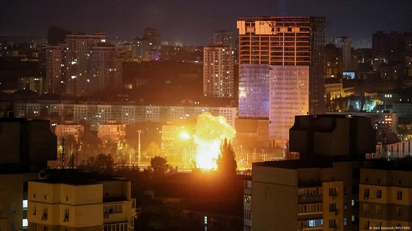 Kiev under attack