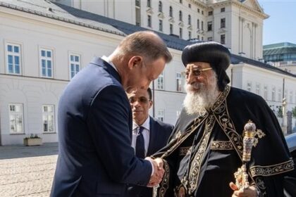 Pope Tawadros II in Poland