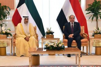 President Sisi meets Kuwaiti Acting PM