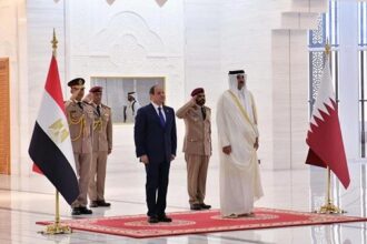 President Sisi and Qatari Emir