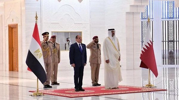 President Sisi and Qatari Emir