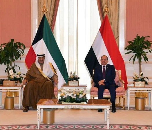 President Sisi meets Kuwaiti Crown Prince 1
