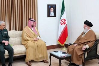 Saudi Defense Min and Khamenei