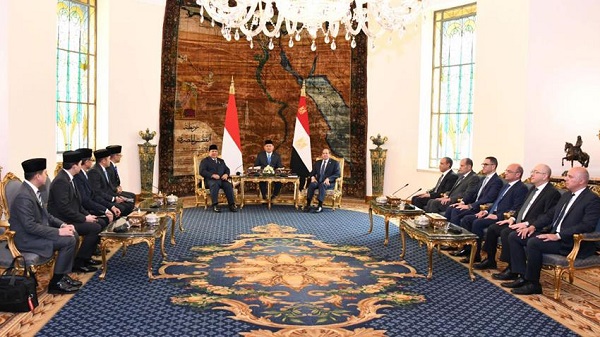 Sisi with Indonesian President
