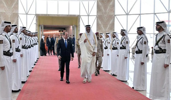 Sisi in Qatar