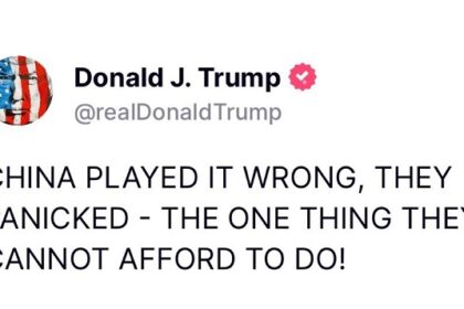 Trump on CHINA