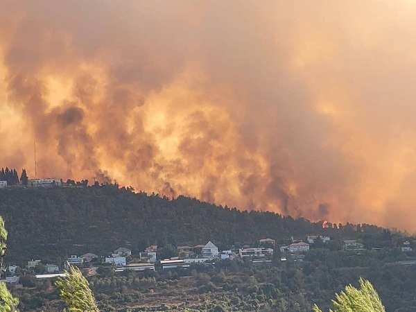 Wildfires Israel