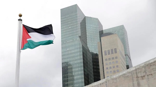 Palestinian Flag at UN