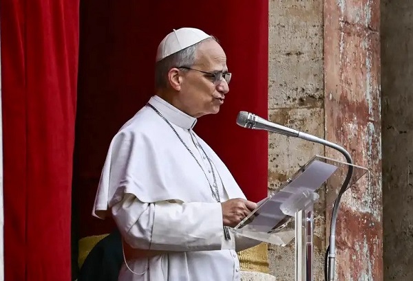 Pope Leo XIV first speech