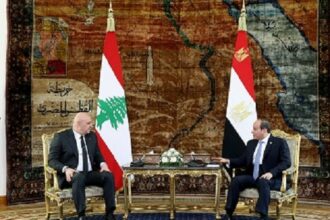 Sisi and Lebanese President