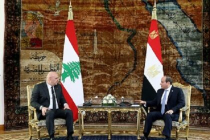 Sisi and Lebanese President