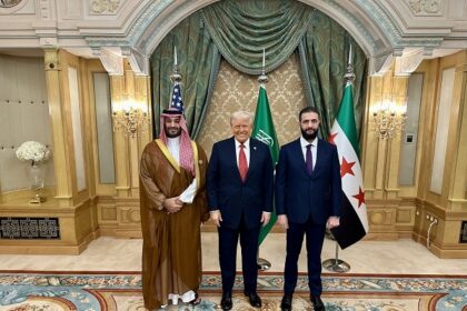 Trump MBS Al Sharaa