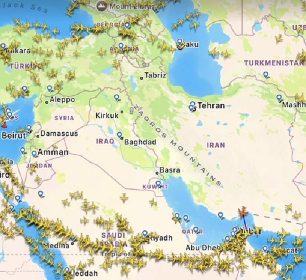 Airspace closed