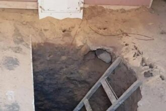Illegal excavation in Luxor