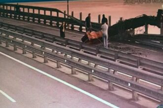 Kerch bridge hit