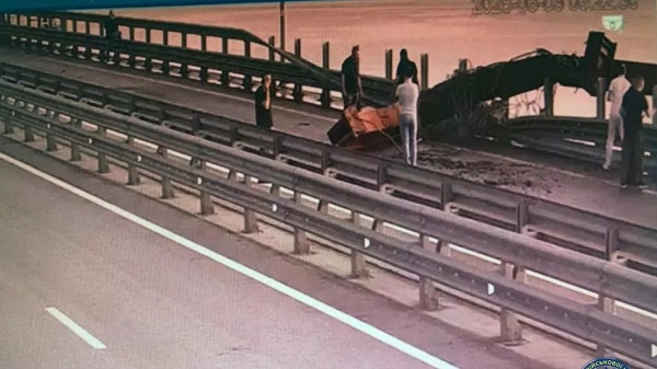 Kerch bridge hit