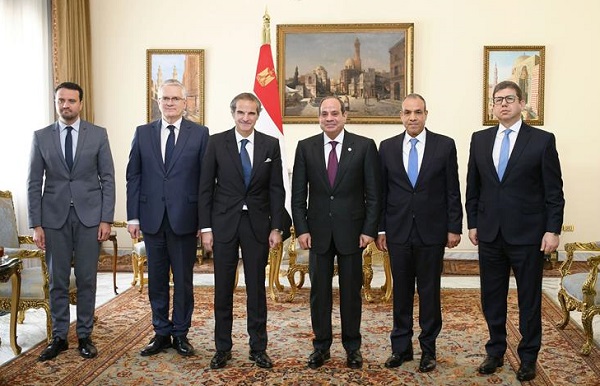 Sisi Meets IAEA Director General