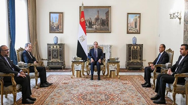 Sisi receives Iranian FM