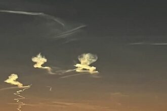 Strange lights seen over Egypt