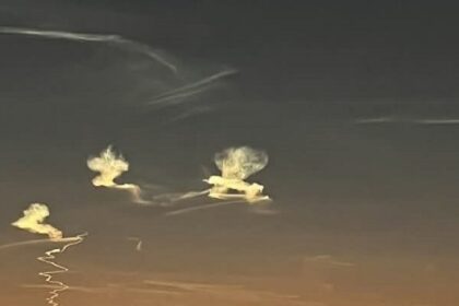Strange lights seen over Egypt