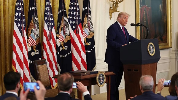 Trump warns Iran
